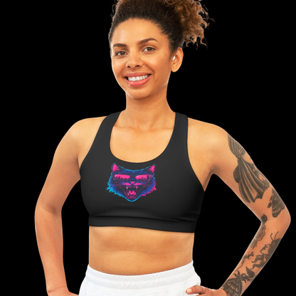 Women's Retro Lynx Sports Bra