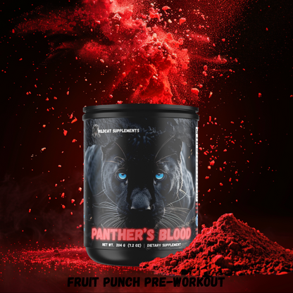 PANTHERS BLOOD PRE-WORKOUT (FRUIT PUNCH)